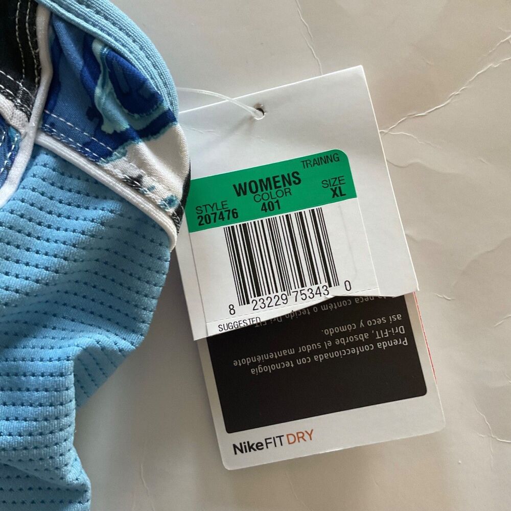 Nike Fit Dry Tennis Training Tank Top XL Blue Racerback Running Gym Athletic - Picture 6 of 10
